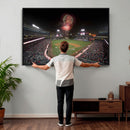 Fireworks at Angel Stadium – Los Angeles Angels Canvas