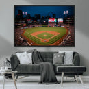 St. Louis Cardinals Baseball Team Print - Busch Stadium Wall by MyGreatCanvas | Canvas Wall Art Prints | Photo Prints & Wall Decor