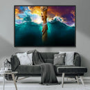 God Hand Wall Art Canvas Print