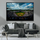 3-Panel Kauffman Stadium Wall Art Print | Large Kansas City