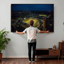 Michigan Wolverines Football Team Print - Michigan Stadium