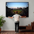 PNC Park Evening Game Triple Canvas Wall Art - Pittsburgh