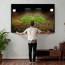 Stadium in Michigan Wall Art Canvas Print, Framed American