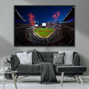 Truist Park Atlanta Braves Baseball Stadium Wall Art Print |