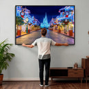 Disney Wall Art | Castle Large Wall Art Disney Magic Kingdom