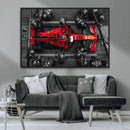 Ferrari Pit Stop Canvas Wall Art – Precision and Speed