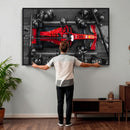 Ferrari Pit Stop Canvas Wall Art – Precision and Speed