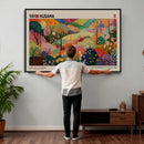 Framed Yayoi Kusama 1986 Wall Art Print – Japanese Wall Art