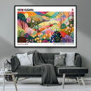 Framed Yayoi Kusama 1986 Wall Art Print – Japanese Wall Art