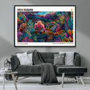 Framed Yayoi Kusama 1986 Wall Art Print – Japanese Wall Art