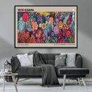 Yayoi Kusama Wall Art Canvas Print, Abstract Art, Large