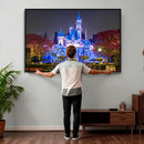 Disney Castle Wall Art Canvas Print – Magical Fairytale
