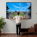 Wrigley Field Chicago Cubs Panoramic Art Multi-Piece Canvas
