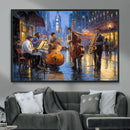 Colorful Jazz Wall Art - African American Music Canvas Print