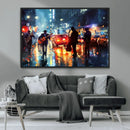 African American Jazz Canvas Wall Art Print – Abstract Music