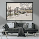 The Bow Bridge in Central Park Canvas, The Bow Bridge Canvas by MyGreatCanvas | Canvas Wall Art Prints | Photo Prints & Wall Decor
