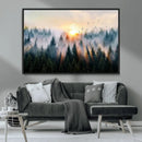 Abstract Forest Wall Art - Serene Nature Canvas Print with by MyGreatCanvas | Canvas Wall Art Prints | Photo Prints & Wall Decor