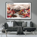 Yayoi Kusama Wall Art Canvas Print – Framed Large Abstract