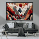 Abstract Mountain Wall Art Canvas Print – Vibrant Stylized by MyGreatCanvas | Canvas Wall Art Prints | Photo Prints & Wall Decor
