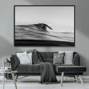 Black Wave Wall Art Canvas Print – Framed Abstract Surf by MyGreatCanvas | Canvas Wall Art Prints | Photo Prints & Wall Decor
