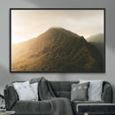 Mountain Wall Art – Framed Sunset Landscape Canvas Artwork, by MyGreatCanvas | Canvas Wall Art Prints | Photo Prints & Wall Decor