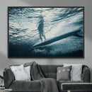 Underwater Surf Wall Art – Framed Ocean Wave Canvas Artwork, by MyGreatCanvas | Canvas Wall Art Prints | Photo Prints & Wall Decor