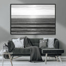 Monochrome Ocean Wall Art Canvas Print – Framed Moody Ocean by MyGreatCanvas | Canvas Wall Art Prints | Photo Prints & Wall Decor