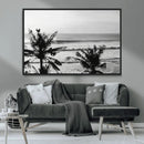 Tropical Coastline Wall Art Canvas Print – Framed Palm Trees by MyGreatCanvas | Canvas Wall Art Prints | Photo Prints & Wall Decor