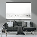 Monochrome Swimming Wall Art Canvas Print – Framed Ocean by MyGreatCanvas | Canvas Wall Art Prints | Photo Prints & Wall Decor