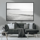 Black and White Seascape Wall Art Canvas Print – Framed by MyGreatCanvas | Canvas Wall Art Prints | Photo Prints & Wall Decor