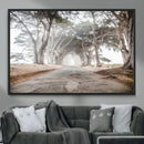 Cypress Tunnel Wall Art – Framed Misty Road Canvas Artwork, by MyGreatCanvas | Canvas Wall Art Prints | Photo Prints & Wall Decor