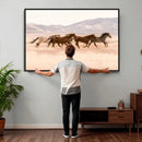 Wild Horse Wall Art Canvas Print – Framed Rustic Western Art by MyGreatCanvas | Canvas Wall Art Prints | Photo Prints & Wall Decor