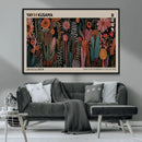 Modern Japanese Wall Art Canvas Print – Framed Abstract