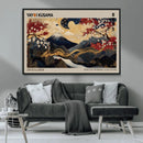 Modern Japanese Wall Art Canvas Print – Framed Abstract by MyGreatCanvas | Canvas Wall Art Prints | Photo Prints & Wall Decor