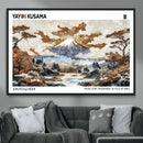 Modern Japanese Wall Art Canvas Print – Framed Abstract