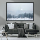 Winter Forest Wall Art Canvas Print – Framed Snowy Landscape by MyGreatCanvas | Canvas Wall Art Prints | Photo Prints & Wall Decor