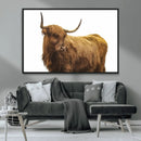 Highland Cow Wall Art Canvas Print – Framed Farmhouse Rustic by MyGreatCanvas | Canvas Wall Art Prints | Photo Prints & Wall Decor