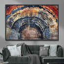 Tree Rings Wall Art Canvas Print – Framed Wood Art Picture by MyGreatCanvas | Canvas Wall Art Prints | Photo Prints & Wall Decor