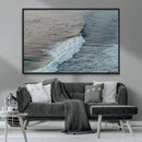 Ocean Waves Wall Art Canvas Print – Framed Coastal Serenity
