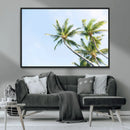 Palm Trees Wall Art Canvas Print – Framed Tropical Coastal