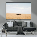 Bison Grassland Wall Art – Framed Minimal Nature Canvas by MyGreatCanvas | Canvas Wall Art Prints | Photo Prints & Wall Decor