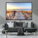 Ocean Sunset Wall Art Canvas Print – Nautical Beach