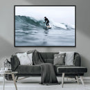 Surfer on Wave Wall Art Canvas Print – Framed Ocean by MyGreatCanvas | Canvas Wall Art Prints | Photo Prints & Wall Decor
