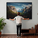 Yosemite National Park Canvas Wall Art – Framed Mountain by MyGreatCanvas | Canvas Wall Art Prints | Photo Prints & Wall Decor