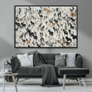 Wild Horse Stampede Wall Art Canvas Print – Monochrome by MyGreatCanvas | Canvas Wall Art Prints | Photo Prints & Wall Decor