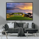 Pebble Beach Golf Wall Art Canvas Print – Iconic Coastal by MyGreatCanvas | Canvas Wall Art Prints | Photo Prints & Wall Decor