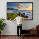 Pebble Beach Golf Links Wall Art Canvas Print – Iconic