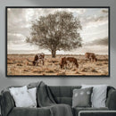 Texas Longhorn Cattle Wall Art, Rustic Western Ranch Canvas by MyGreatCanvas | Canvas Wall Art Prints | Photo Prints & Wall Decor