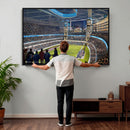 Chicago Dome Stadium Wall Art Canvas Print – Framed Modern