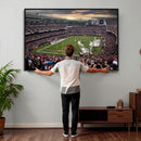 Chicago Bears Soldiers Field Wall Art Canvas Print – Framed